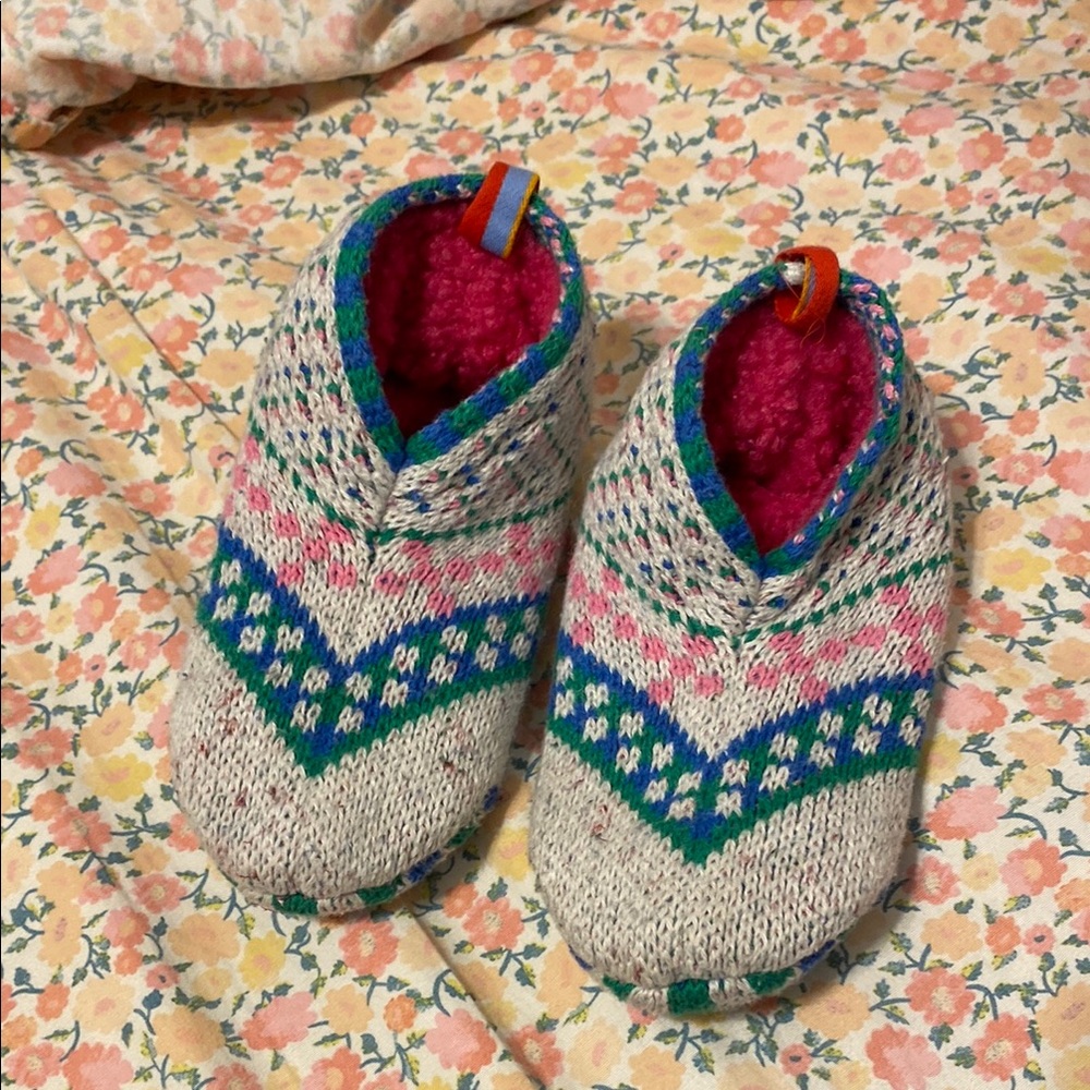 Bombas Cozy Knit Kids Slippers - Multicolor